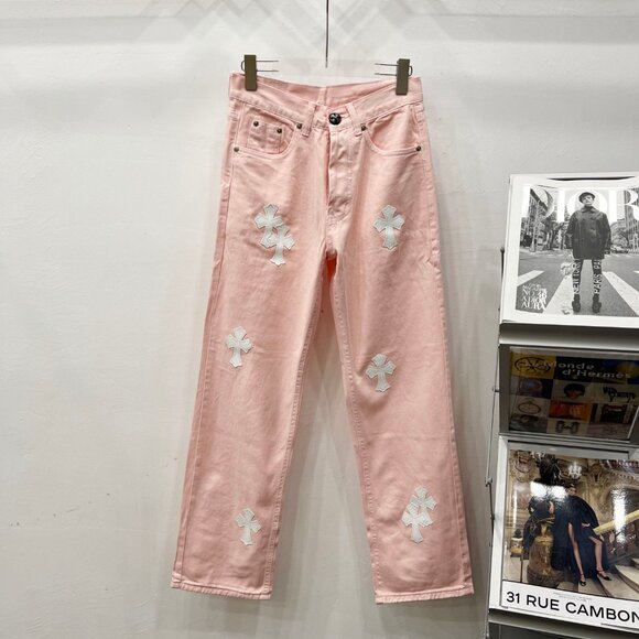 NEW Come hearts Miami Light Pink Jeans - Picture 1 of 6